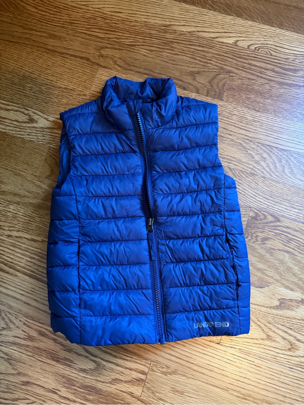 Lands' End Royal Blue Quilted Kids' Vest